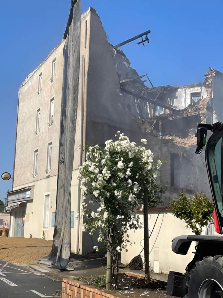 Démolition en cours Bourg-en-Bresse